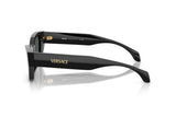 Versace Womens Geometric Sunglasses In Black