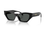 Versace Womens Geometric Sunglasses In Black