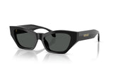 Versace Womens Geometric Sunglasses In Black