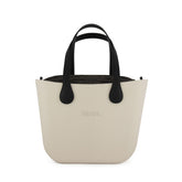 Fenn Gold Zip Black Handle Tote Black