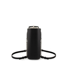 Fenn Pattern Silver Handbag In Black