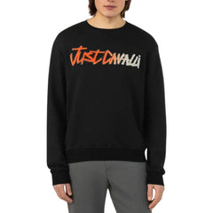 Just Cavalli Mens Patch Crew Neck Sweatshirt In Black