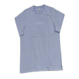 Polo Womens Charlotte Applique Short Sleeves T-Shirt In Dusty Blue