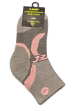 Hi-Tec Womens Exploration II Short Socks In Charcoal/Rose