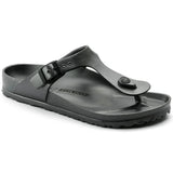 Birkenstock Mens Gizeh Eva Metallic Shoes In Anthracite