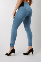 Freddy Womens Wrup High Waist Jeans In Light Blue