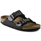 Birkenstock 1005291 Arizona Patent Sandals Black