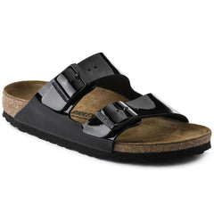 Birkenstock 1005291 Arizona Patent Sandals Black