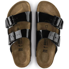 Birkenstock 1005291 Arizona Patent Sandals Black