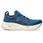 Asics 1011B794 Mens Gel-Nimbus 26 Shoes 404 Rich Navy/Faded Orange