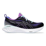Asics Womens Gel-Cumulus 25 Shoes In Black/Aquamarine