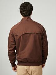 Bensherman Mens Signature Harrington Dark Brown Jacket