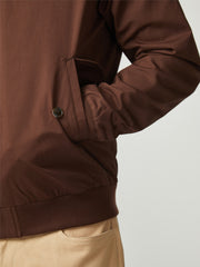 Bensherman Mens Signature Harrington Dark Brown Jacket