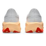 Asics Womens Novablast 6 Sneakers In White/Vivid Coral