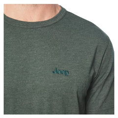 Jeep Mens Embroidery Icon T-Shirt In Olive