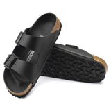 Birkenstock Unisex Arizona Birko Shoes In Black