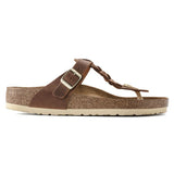 Birkenstock Gizeh 1021336 Braided Oiled Leather Cognac