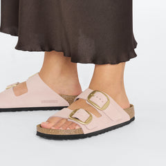 Birkenstock Arizona 1026583 Big Buckle Nubuck Leather Soft Pink