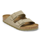 Birkenstock Unisex Arizona Faded Birko-Flor Shoes In Khaki