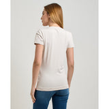 Guess Womens Animal Boxy Print t-Shirts In Stone