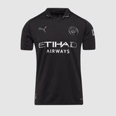 Puma Unisex Manchester City 25/26 Away Jersey In Black