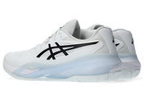 Ascic Mens Gel Resolution X Shoes In White/Black