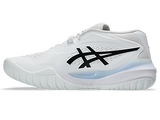 Ascic Mens Gel Resolution X Shoes In White/Black