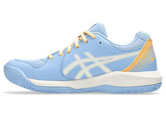 Asics Womens Gel-Dedicate Padel Shoes Stone Wash/Cream