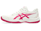 Asics Womens Court Slide Shoes Cream/Bright Rose