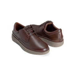 Hush Puppies Mens Stewart Leather Shoes In Brown