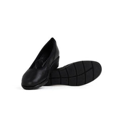 Hush Puppies Gracen Cow Leather Black