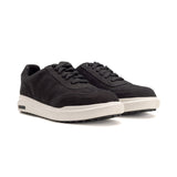 Hush Puppies Mens Seve Nubuck Shoes In Black