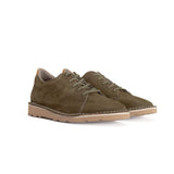 Hush Puppies Hpm00847 Mens Bobbie Nubuck Shoes Olive
