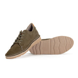 Hush Puppies Hpm00847 Mens Bobbie Nubuck Shoes Olive