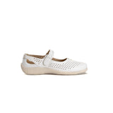 Hush Puppies Ladies Blaze Flat Shoes In White