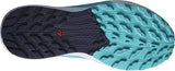 Salomon Womens Sense Ride 5 Shoes In Cashmere Blue,Carbon,Peacock Blue