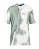 John Richmond Mens Oner Hurin T-Shirt In White & Green