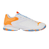 Puma Mens Solarattack Rct Sneakers In White/Orange/Light Blue