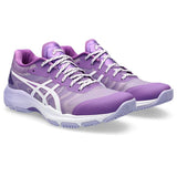 Asics Womens Neetburner Professional Ff 3 Shoes In Cyber Grape/White