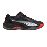 Puma Mens Nova Court Flat Padel Sneakers In Black/Red