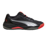 Puma Mens Nova Court Flat Padel Sneakers In Black/Red