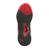 Puma Mens Nova Court Flat Padel Sneakers In Black/Red