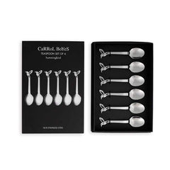 Carrol Boyes Teaspoon Set Of 6-Hummingbird