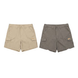 Sterling Mens Shorts Twinpack In Beige & Khaki
