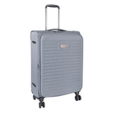 Cellini Destiny Trolley Luggage Bag In Light Blue