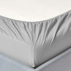 Egyptian Cotton T400 Fitted Sheet In Grey