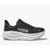 Hoka Mens Bhondi 9 Sneakers In Black/White