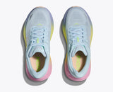 Hoka Womens Bondi 9 Shoes In Glimmering Blue/Overcast