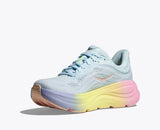 Hoka Womens Bondi 9 Shoes In Glimmering Blue/Overcast