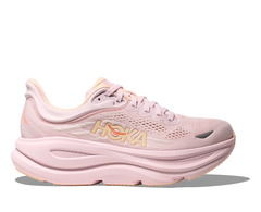 Hoka Womens Bondi 9 Shoes Lrmt Lilac Cream/Tangerine Glow